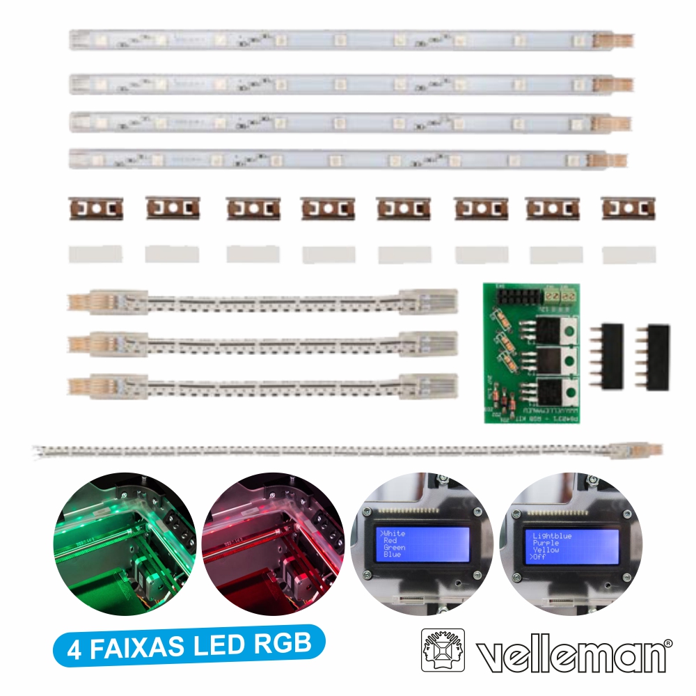 Kit Faixas de LED p/ Impressoras3D - 