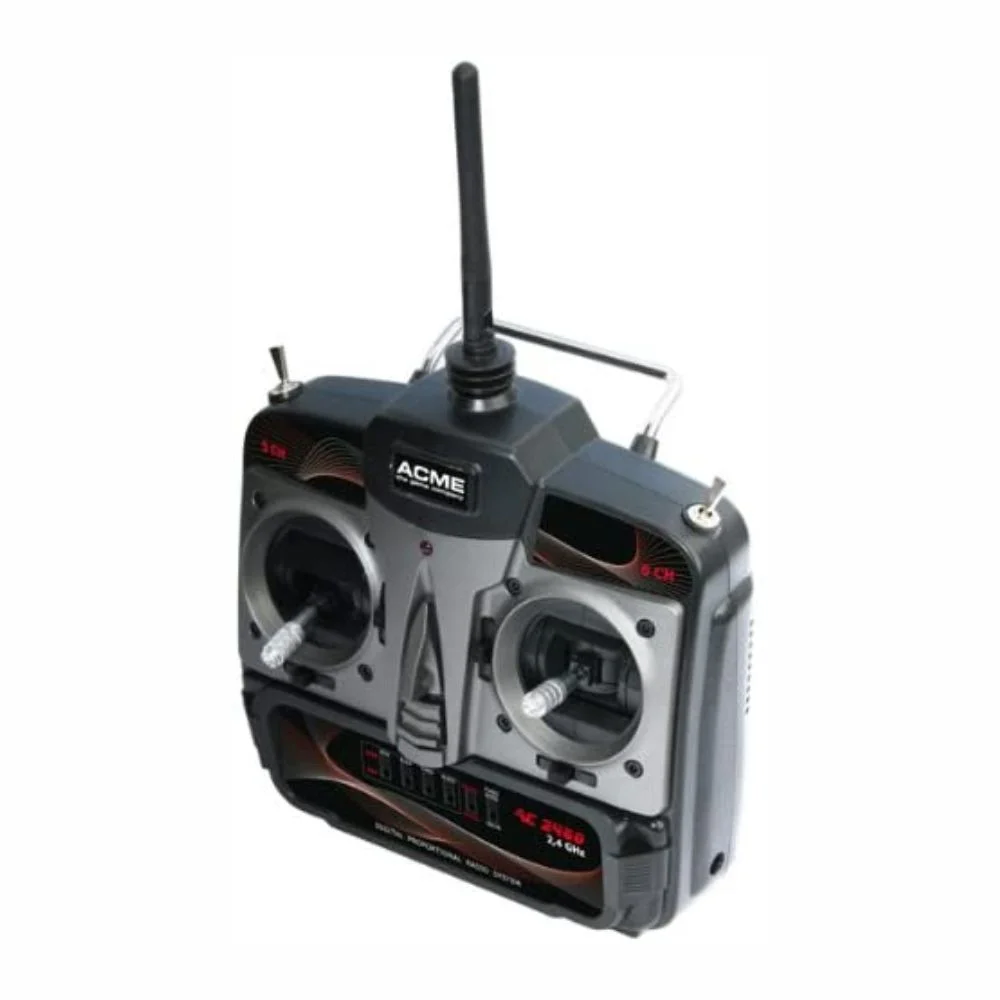 Sistema De Controlo 2.4ghz 4+2 Canais Para Modelos Rc Acme