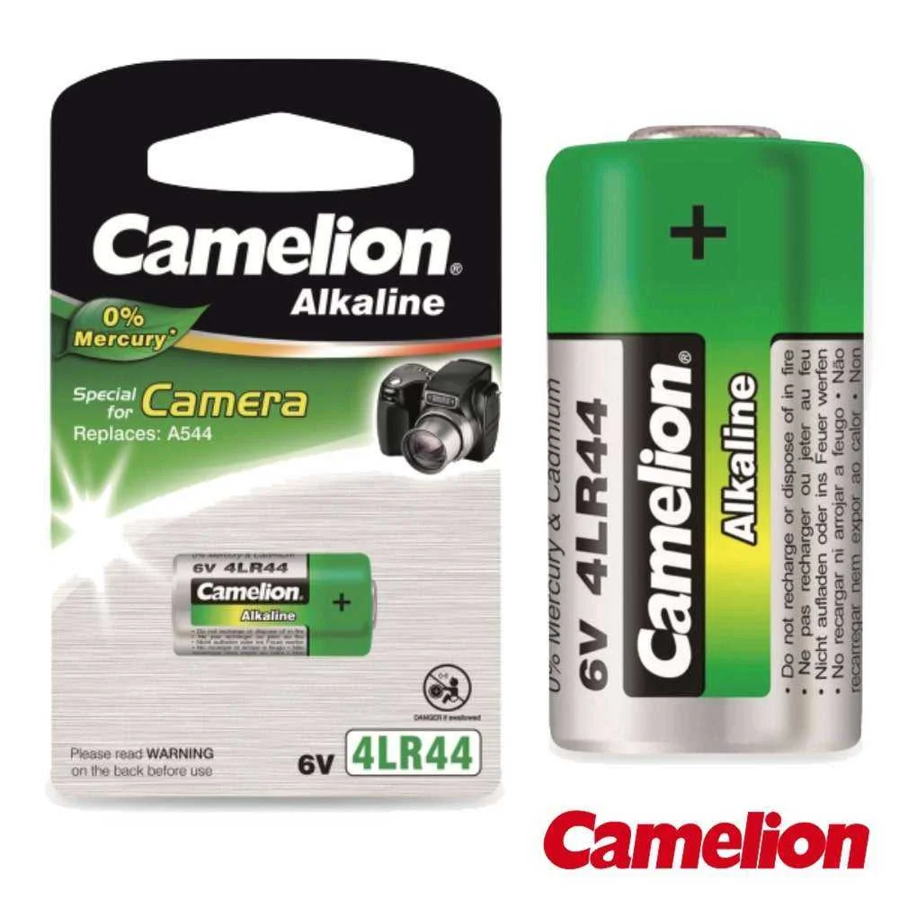 Pilha Alcalina 4lr44 6v 165ma Camelion