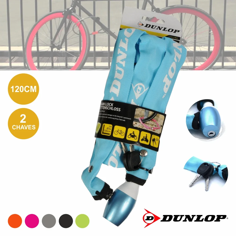 Cadeado Corrente 1.2m 3mm Dunlop