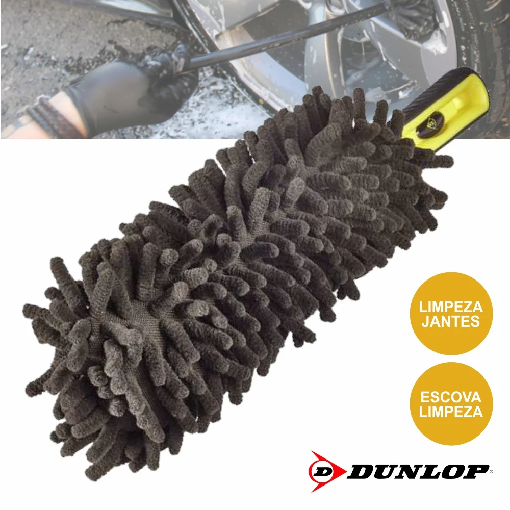 Escova De Limpeza Para Automóvel De Microfibras Dunlop
