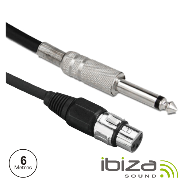 Cabo Xlr 6.35mm Macho Mono / Xlr Macho