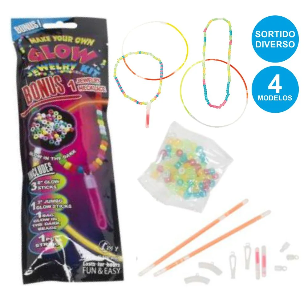 Conjunto Acessórios Luminescentes Sortido Diverso