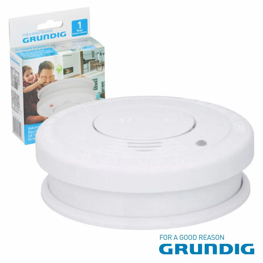 Detector De Fumos Óptico C/ Alarme Grundig