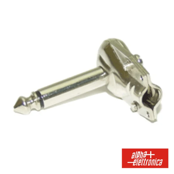 Ficha Jack 6.35mm Macho Mn 90º