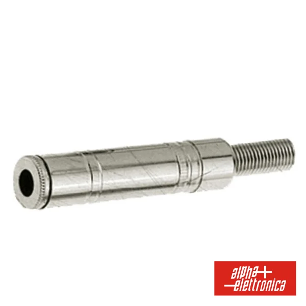 Ficha Jack 6.35mm Fêmea Mono