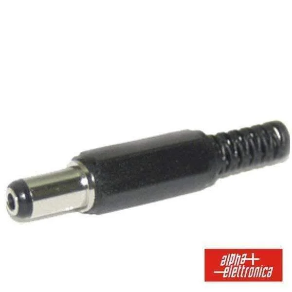 Ficha Alimentação Dc Fêmea Ø2.1x5.5mm 14mm C/Proteção