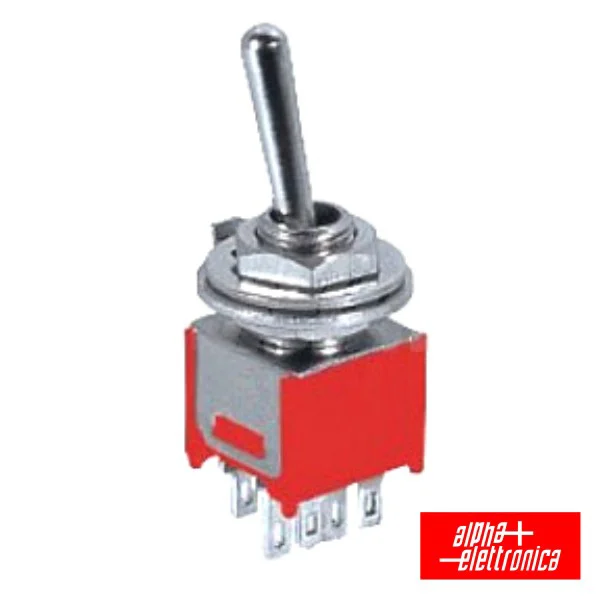Interruptor Alavanca Miniatura On-Off-On Painel