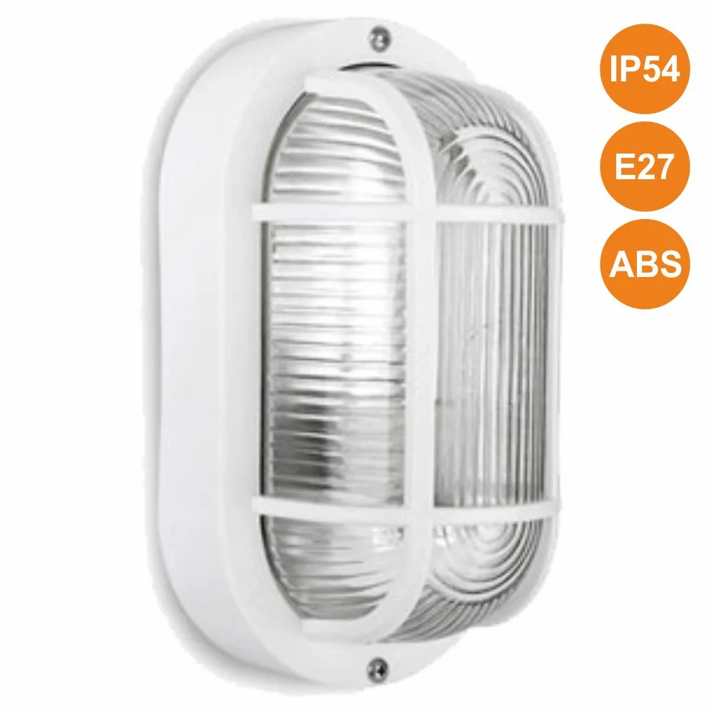 Aplique Olho De Boi E27 Ip54 Branco