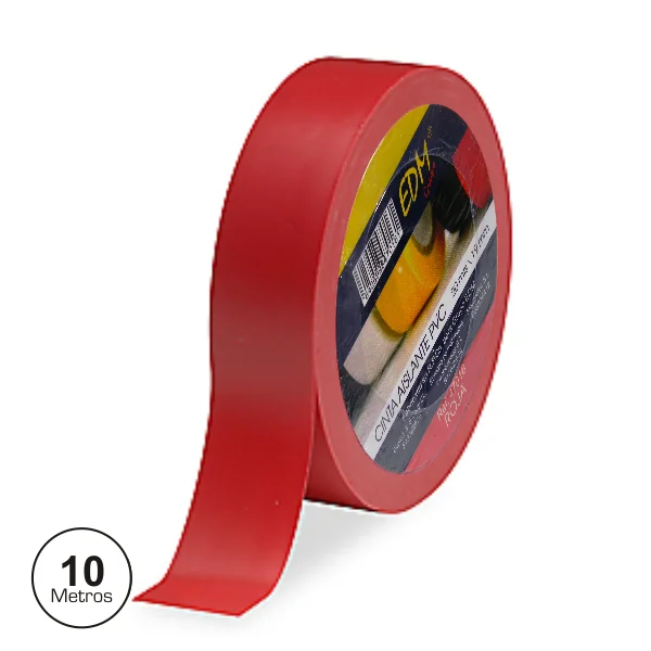 Fita Isoladora Vermelha 10m