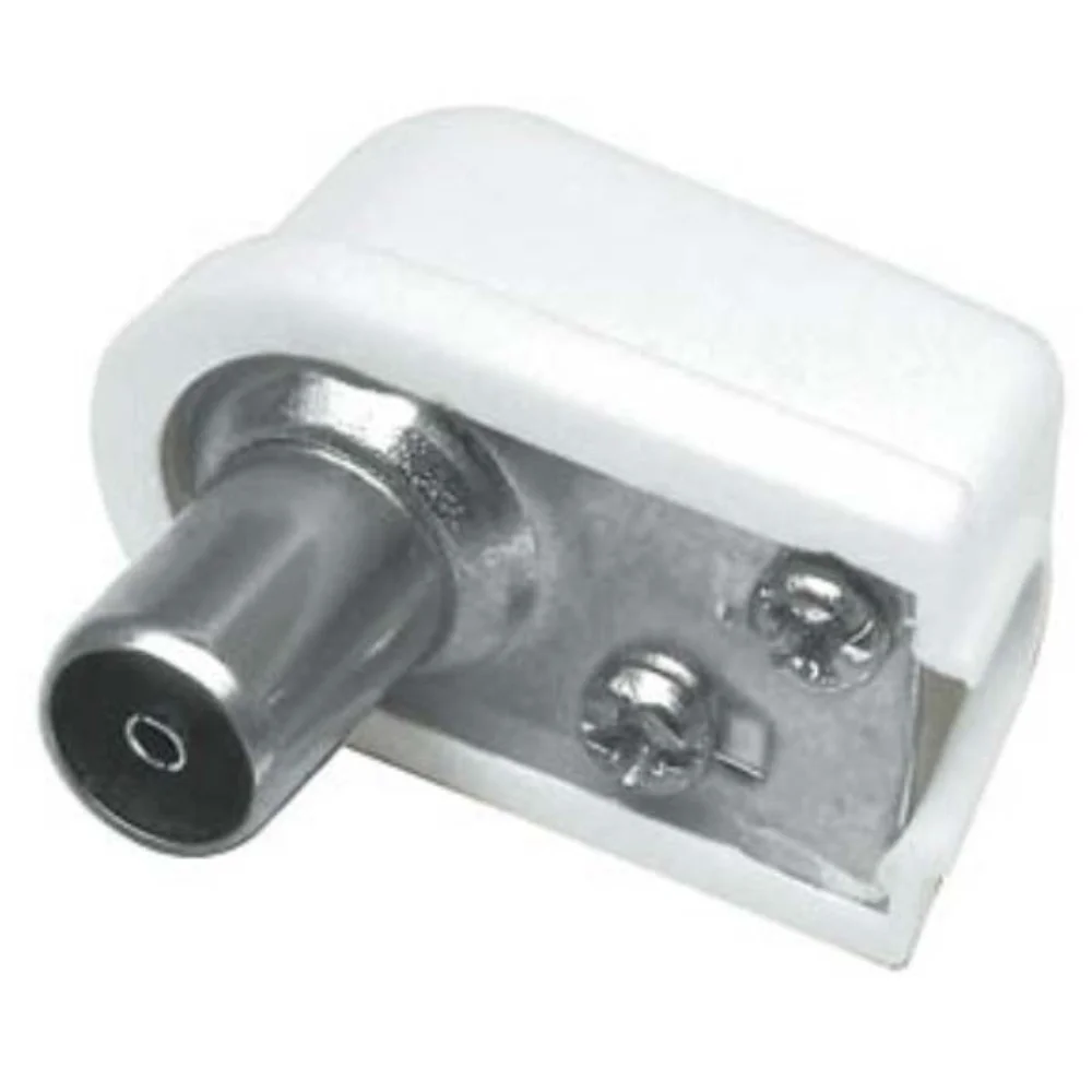 Ficha Coaxial Fémea 90º 9.5mm