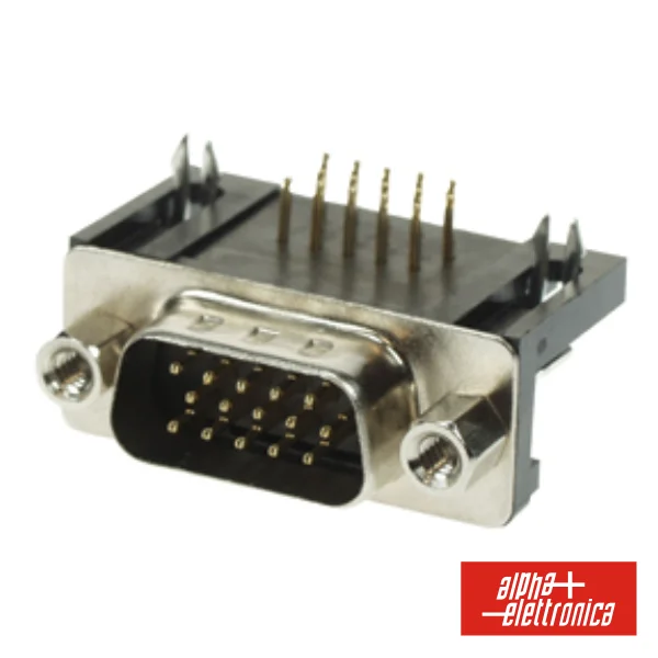 Ficha Sub-D 15 Pinos Macho P/Soldar