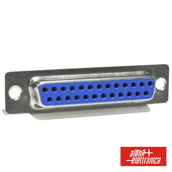 Ficha Sub-D 25 Pinos Fêmea P/ Soldar