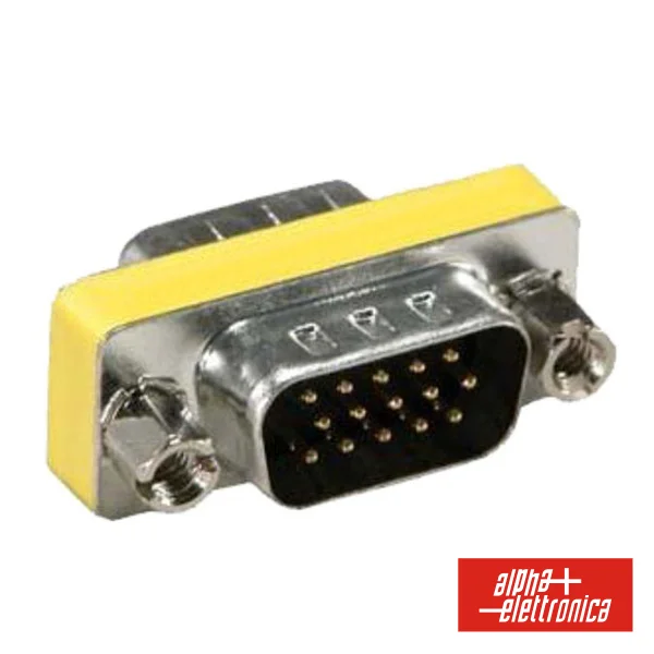 Ficha Adaptadora Vga 15p Hd Macho / Vga 15p Hd Macho