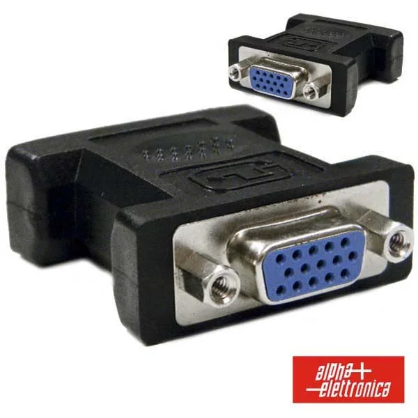 Ficha Adaptadora Vga 15p Fêmea / Vga 15p Fêmea
