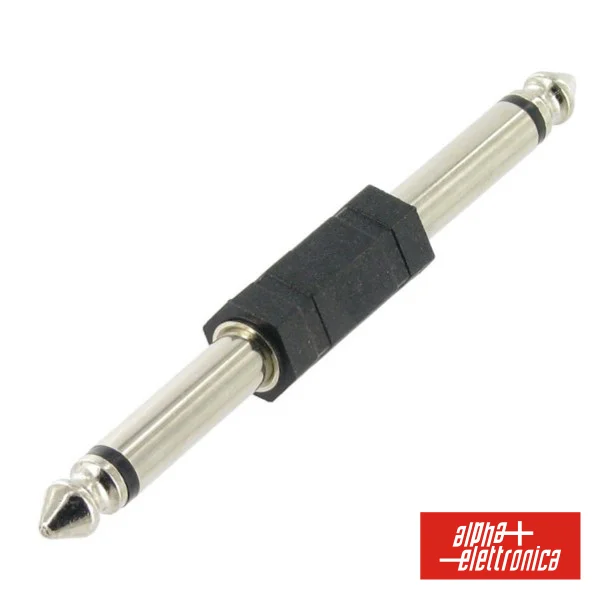 Ficha Adaptadora Jack 6.35mm Macho Mono / Jack 6.35 Macho Mo
