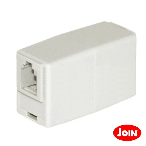 Adaptador De Telefone 6p4c 1fêmea / 1fêmea