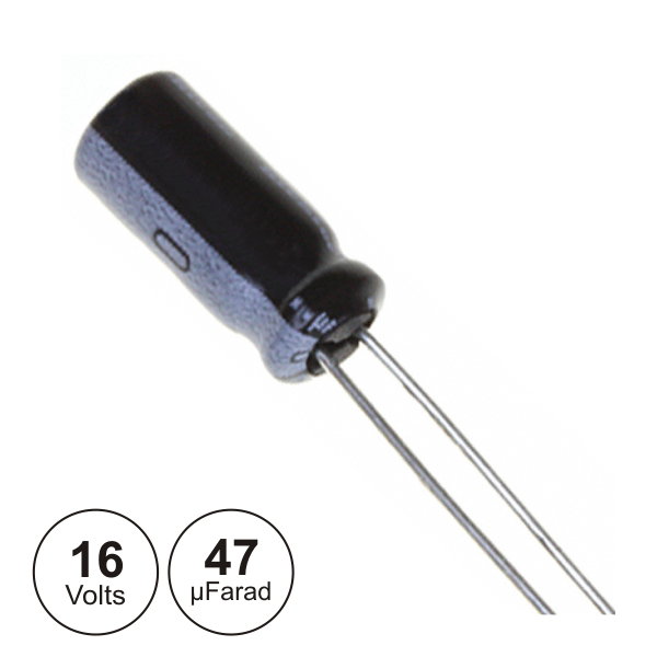 Condensador Electrolitico 47uf 16v 105º