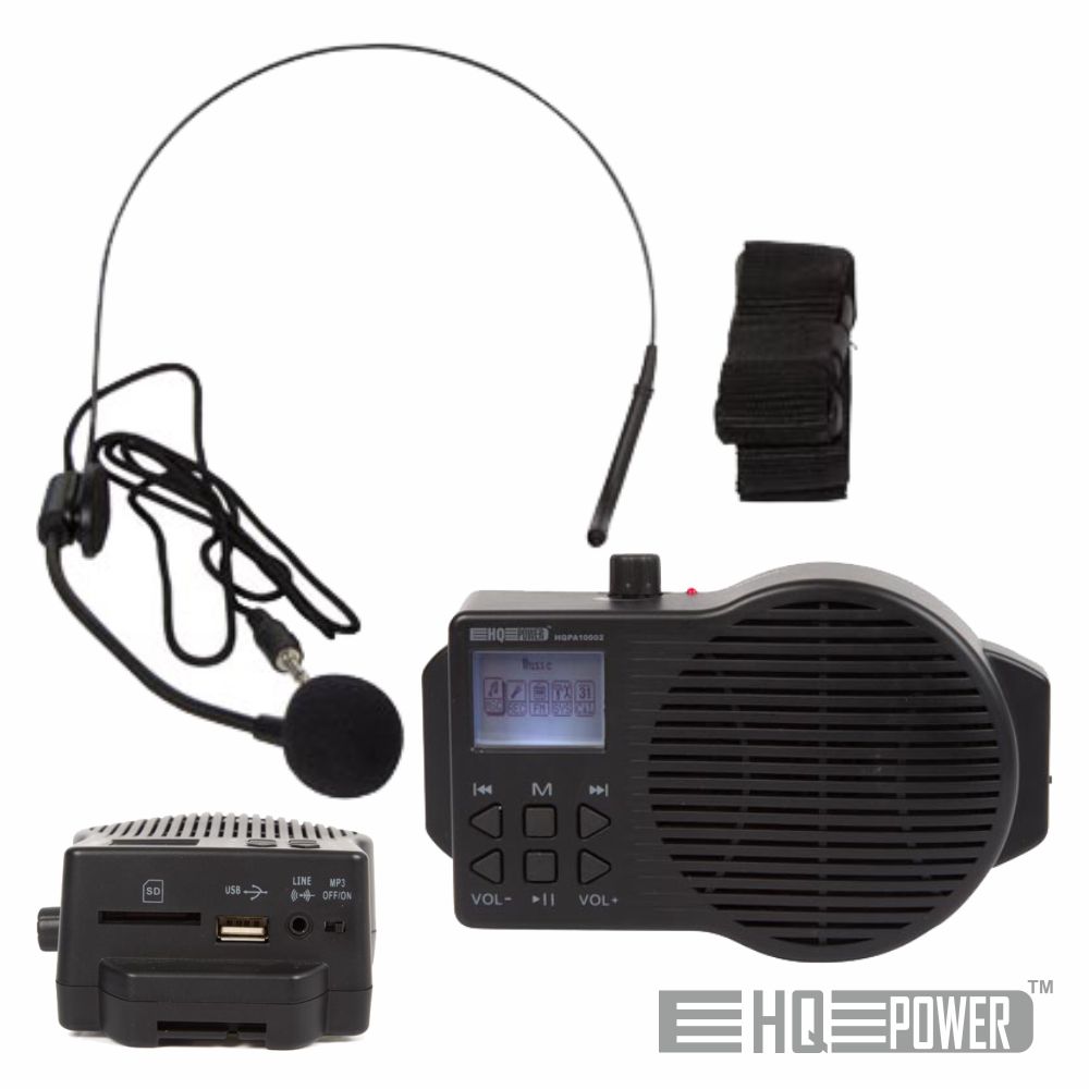 Sistema Pa Portátil 5w Usb/Sd//Fm/Bat C/ Mic  Power