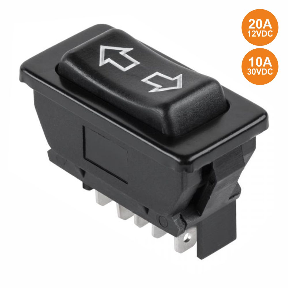 Interruptor Comutador C/ 20a-12v 10a-30v Dpdt 5p