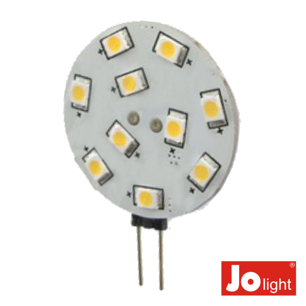 Lâmpada G4 2.2w 12v 10 Leds Branco Quente 