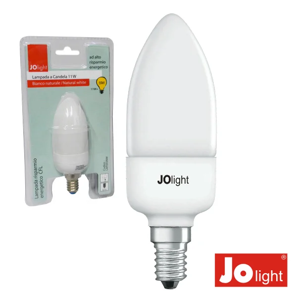 Lâmpada E14 9w=45w 230v Eco Vela 405lm 2700k