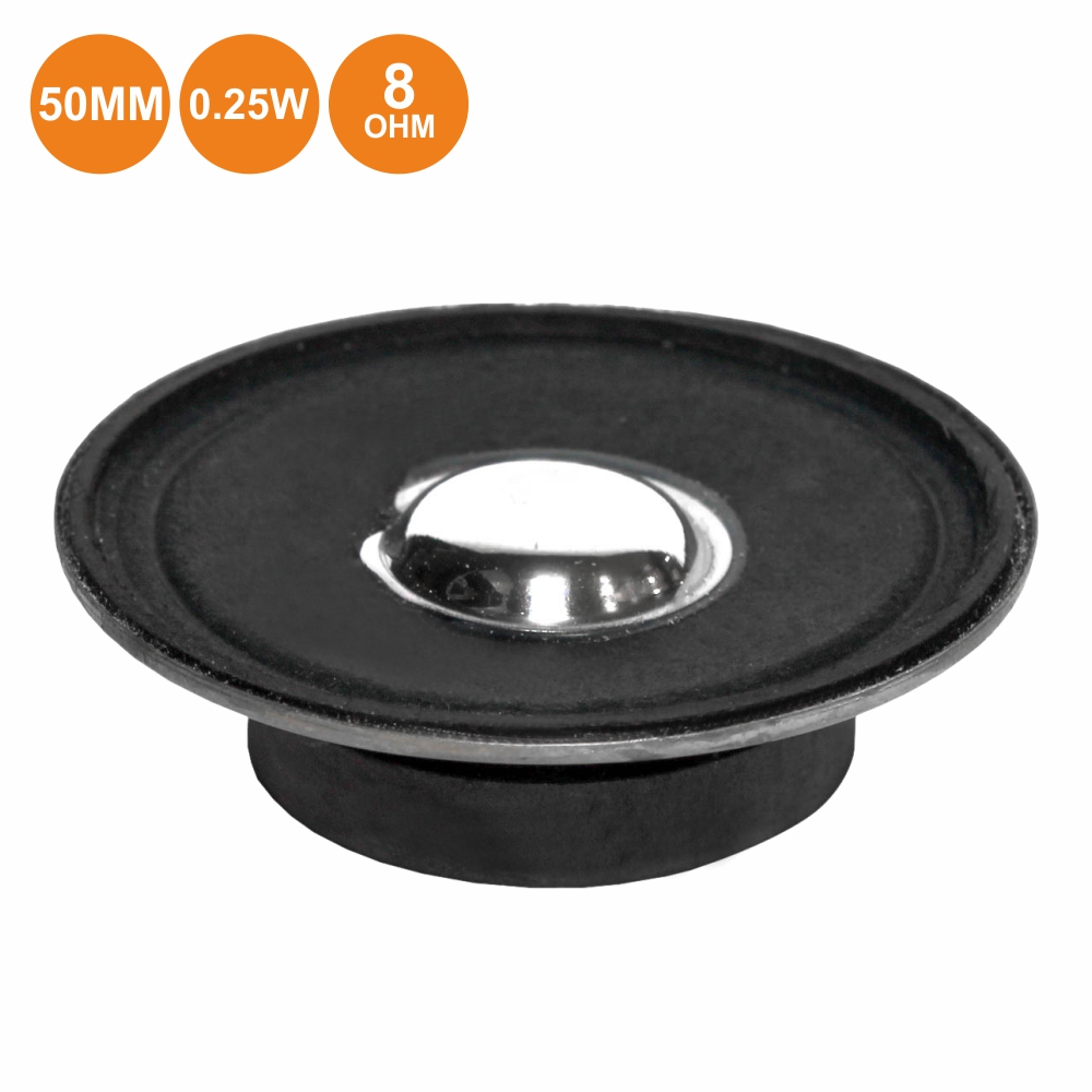 Altifalante Miniatura 0.25w 8 Ohm 50mm