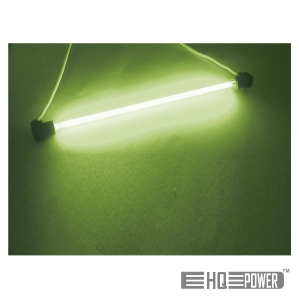 Lâmpada Tubular 180-800v Néon 10cm Verde Hq Power