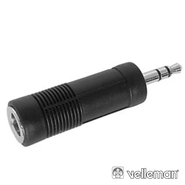 Ficha Adaptadora Jack 6.35mm Fêmea / Jack 3.5mm Macho St