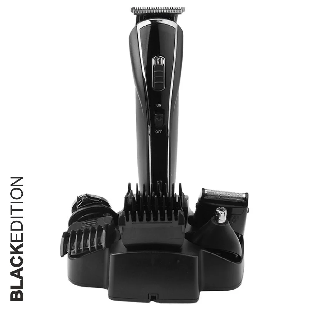 Máquina Cortar Cabelo C/ 5 Pentes E Acessórios