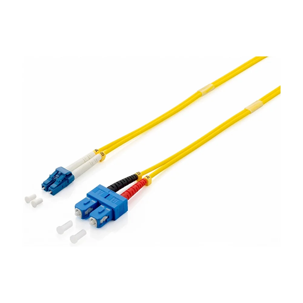 Cabo EQUIP Fibra Opt Duplex Jumper LC/SC 09/125 1m Amarelo