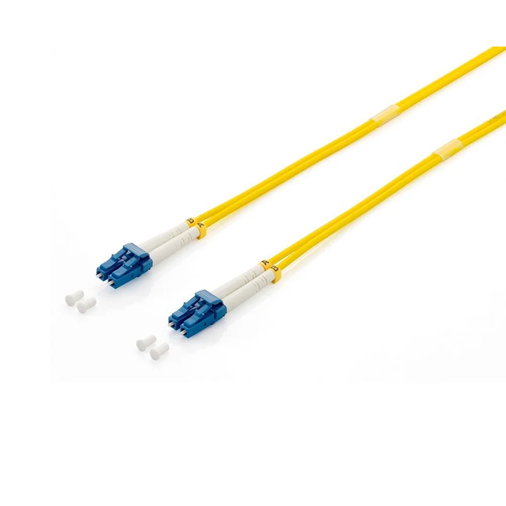 Cabo EQUIP Fibra Opt Duplex Jumper LC/LC 09/125 2m Amarelo