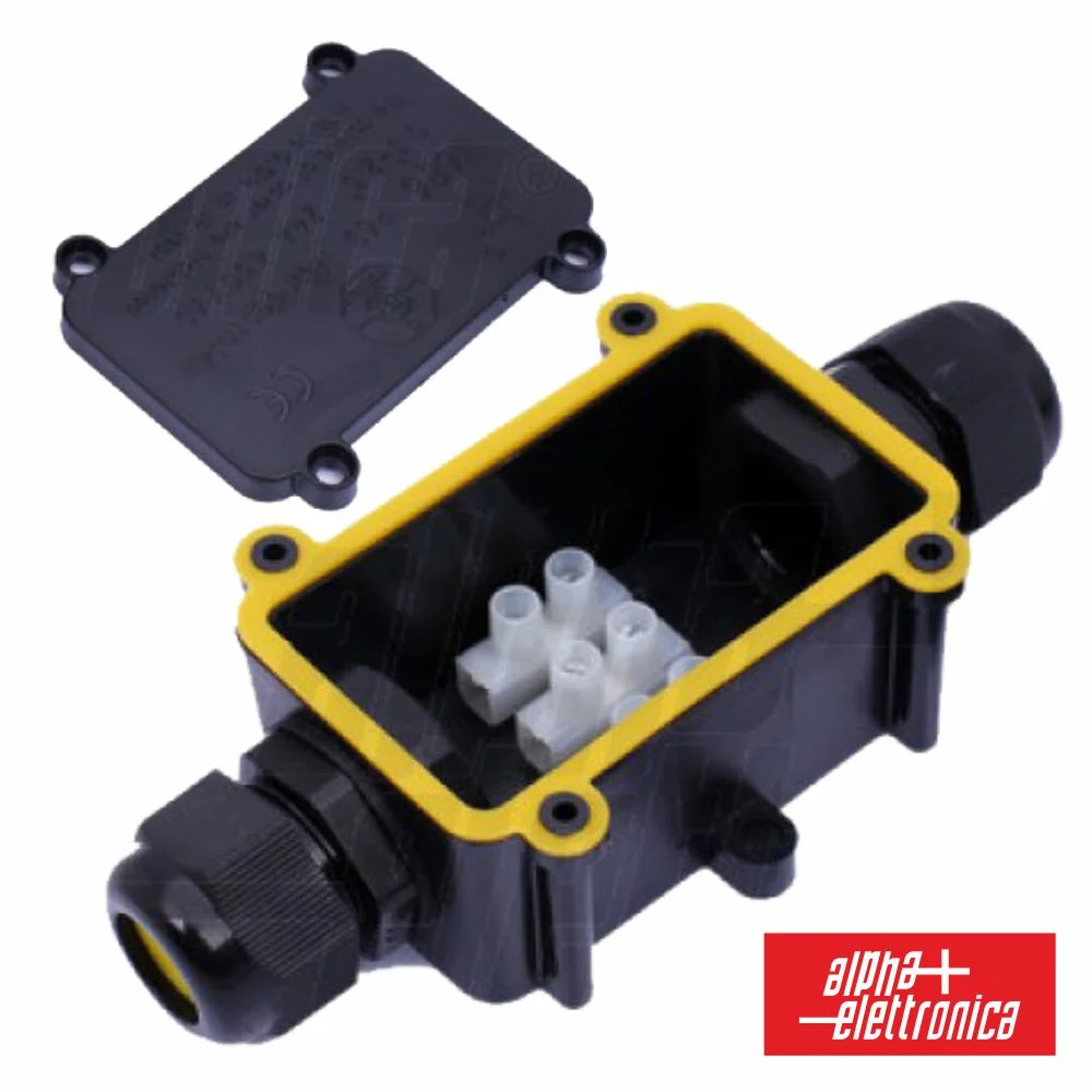Caixa Junção 2 Vias C/ 3 Condutores 24a 450v Ip68