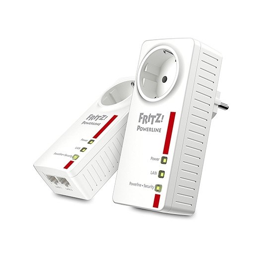FRITZ! - Adaptador PLC Wifi  1220E 1200 Mbps LAN Branco Adaptador PLC Wifi  1220E 1200 Mbps LAN Branco