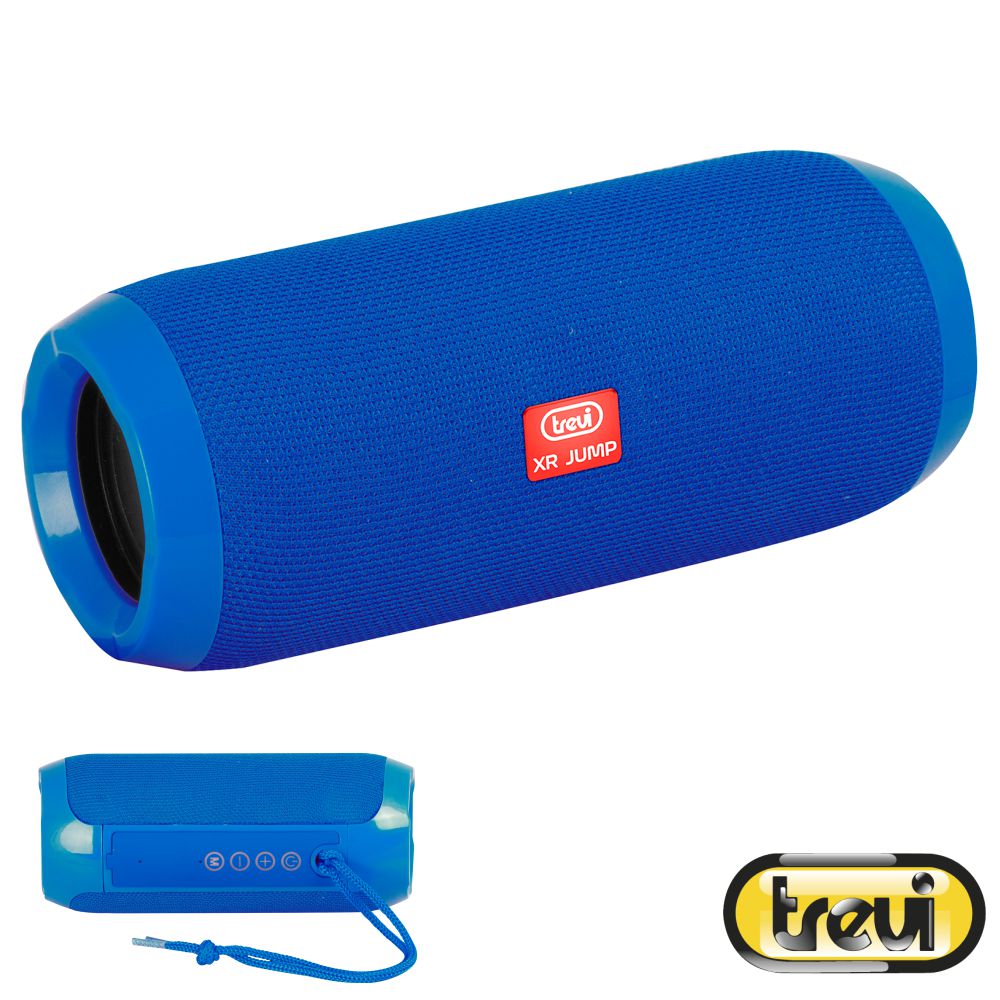 Coluna Bluetooth Portátil 2x 5W Azul 