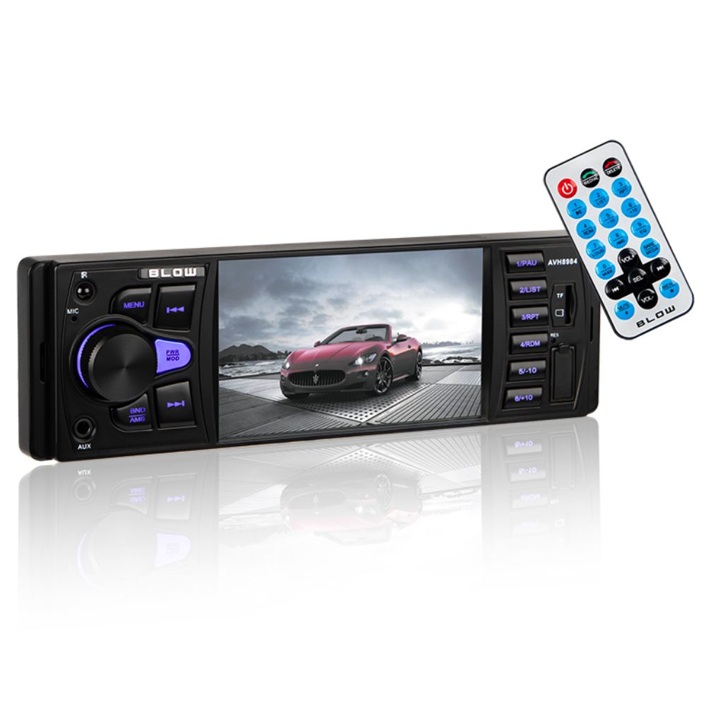 Auto Rádio RDS MP3 4x 60W com FM/MMC/SD/USB/AUX/BLUETOOTH - 