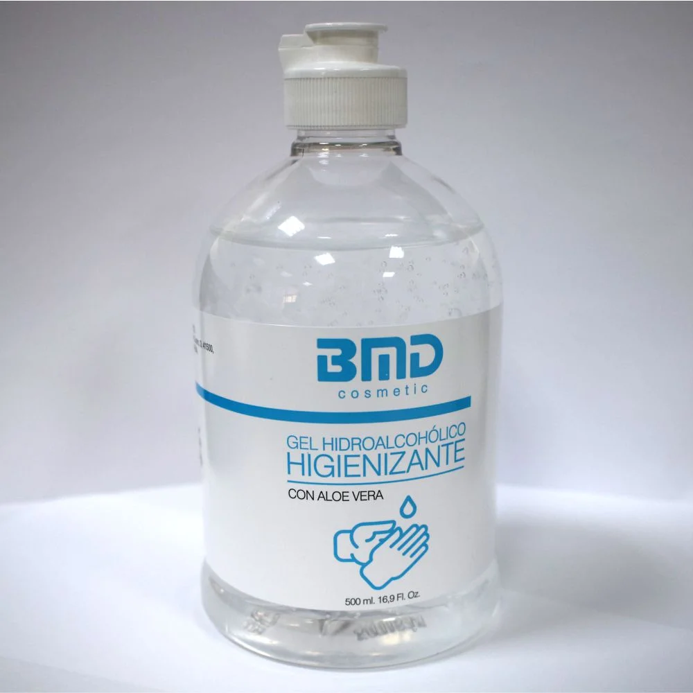 Álcool Gel Desinfetante de Mãos C/ Aloé Vera 500 Ml