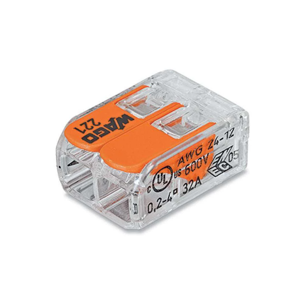 Ligador Rápido Para 2 Cabos De 0.2 A 4mm 450V 32A