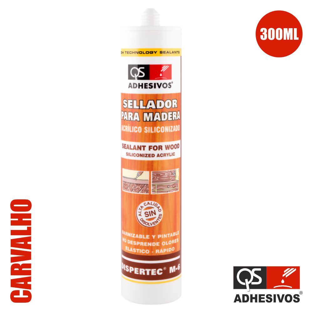 Selante Elástico P/ Madeira Carvalho 300ml Qs