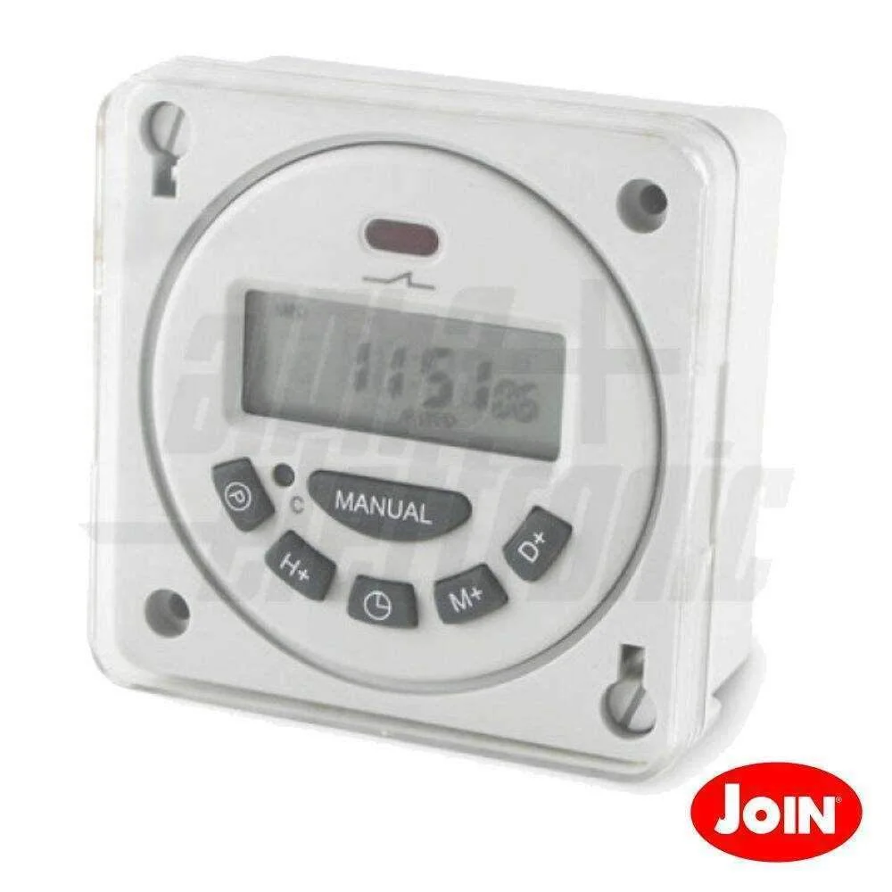 Temporizador Digital Semanal 12v Join