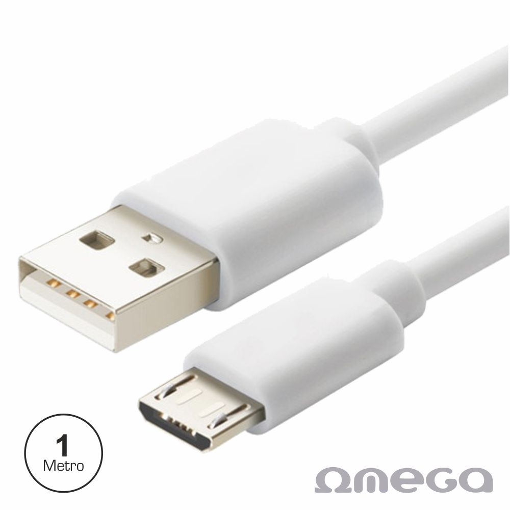 Cabo Usb-A 2.0 Macho / Micro Usb-B Macho 1m Branco 