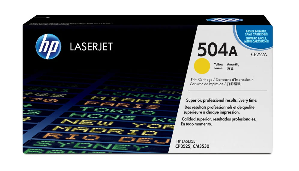 Toner Hp Color Amarelo Ce252amodelo Impressora Cp3525