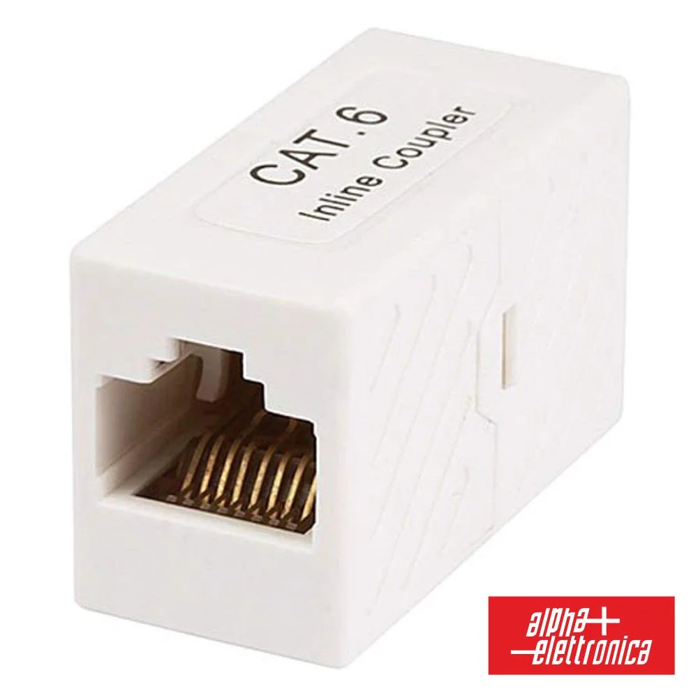 Ficha Adaptador Rj45 8p8c Cat6a Fêmea / Fêmea