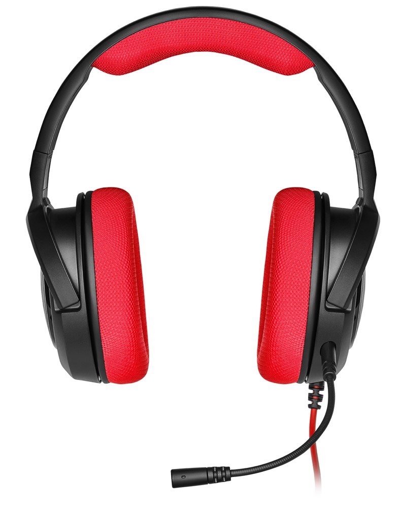 Headset  Hs35 Stereo Vermelho