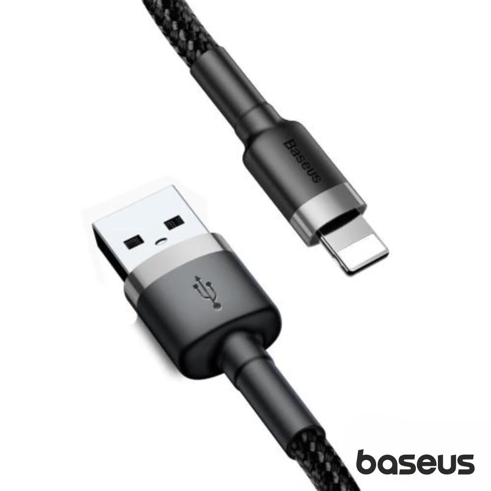 Cabo USB-A Macho P/ Lightning Macho 3m Cafule BASEUS
