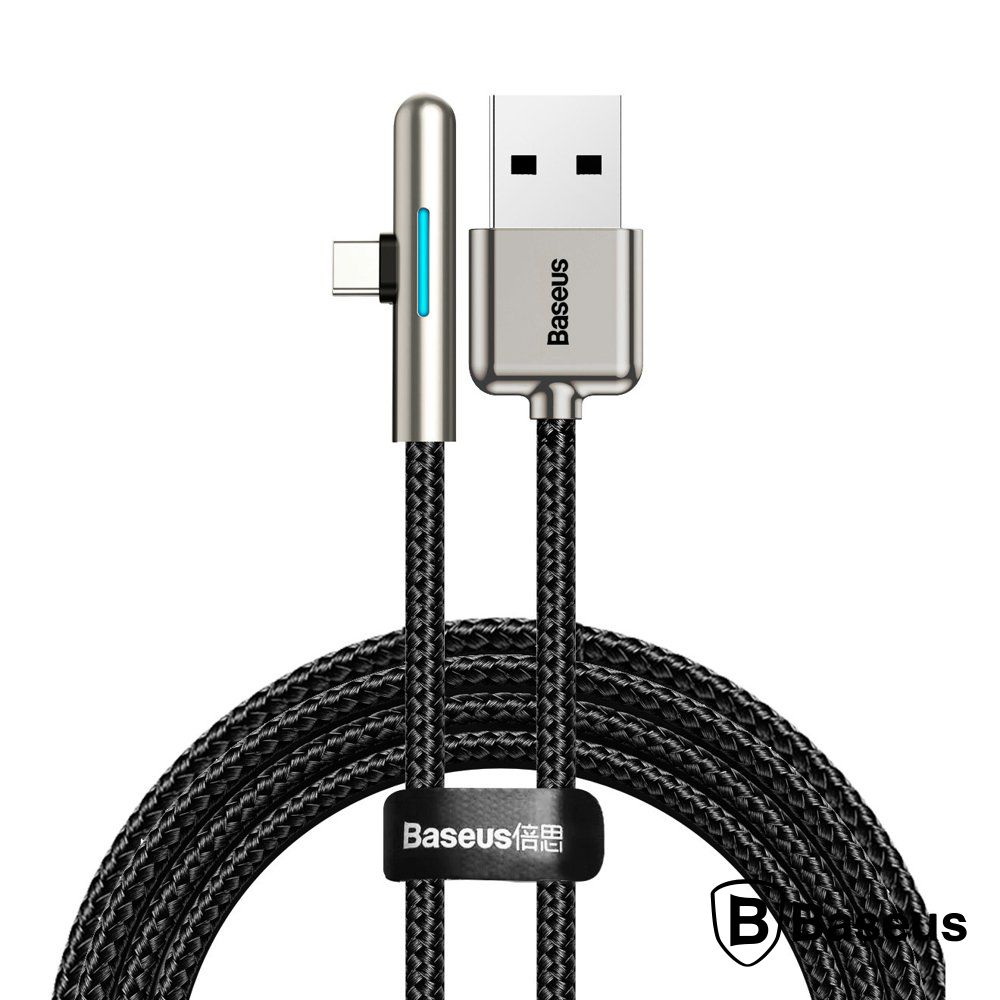 Cabo USB-A Macho P/ USB-C Macho 1m Preto Iridescent 