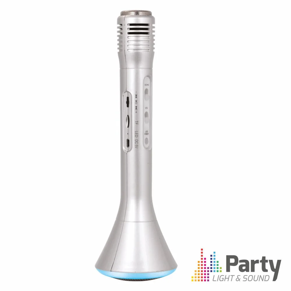 Microfone C/ Coluna 5W Bluetooth/SD Bateria Party