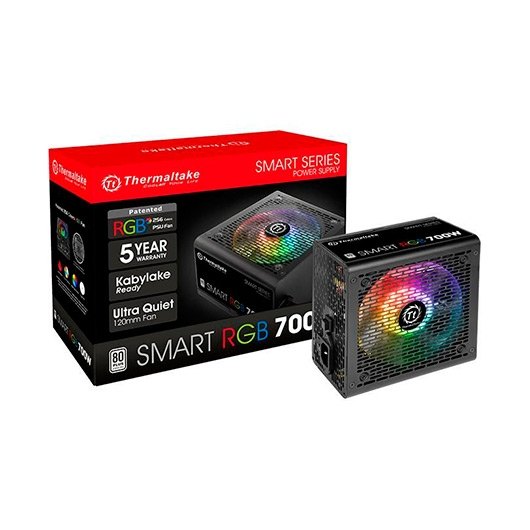 Fonte Alimentação  Atx 700w Smart Rgb Preto