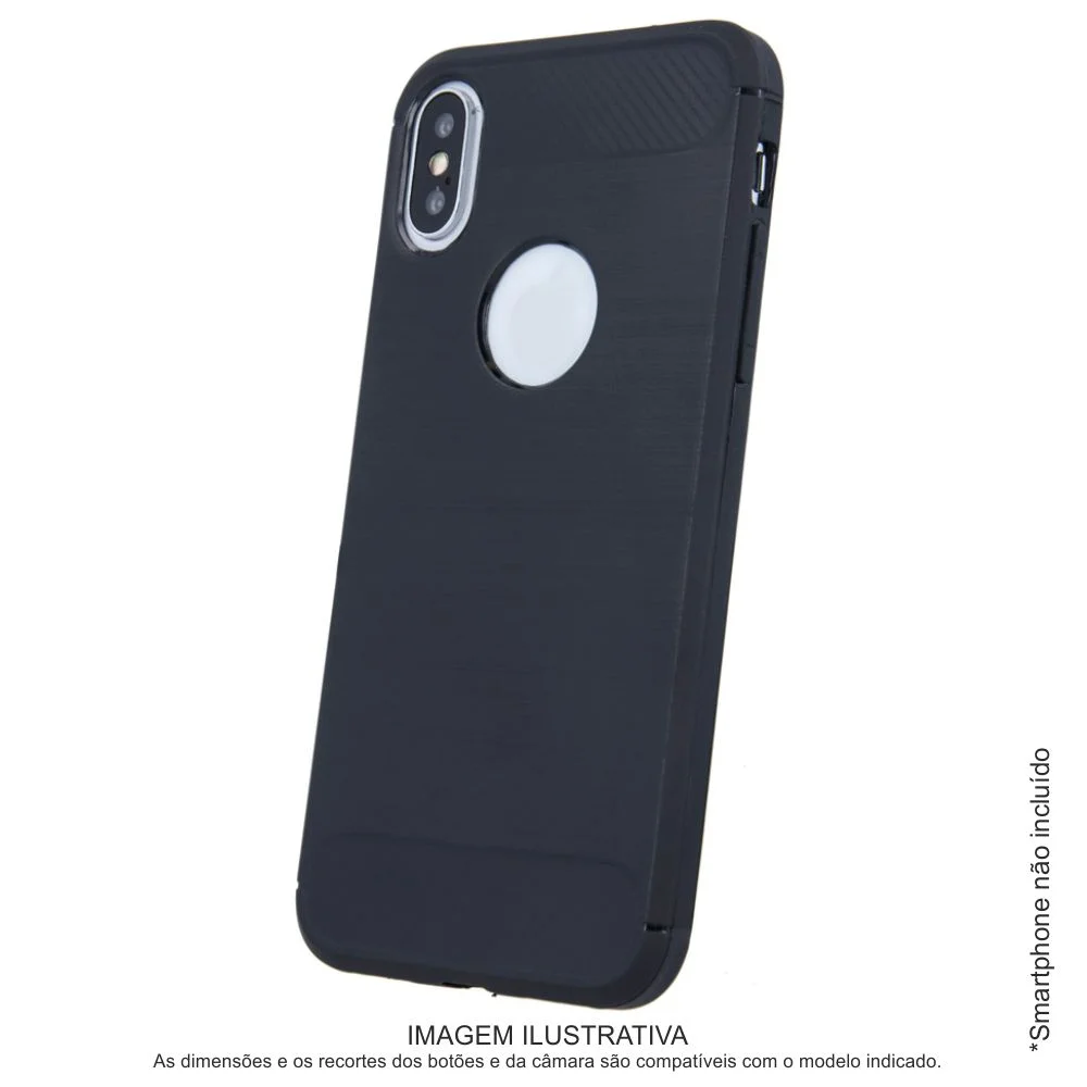 Capa TPU Anti-choque P/ iphone X/XS Preto