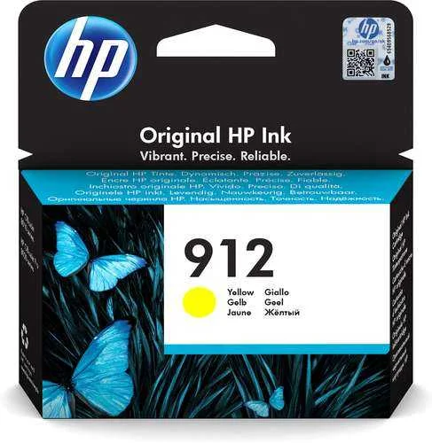 Tinteiro 912 Amarelo HP